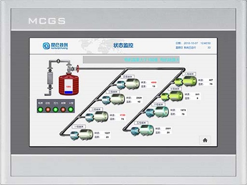 MCGS TPC7022Ni Memória de interface homem-máquina 128M