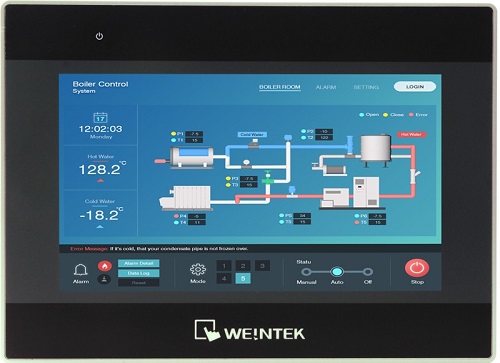 WEINVIEW interface homem-máquina cMT3075XH2 Color 16.7M