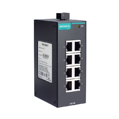 MOXA Comunicações Industriais EDS-108 Ethernet Switch 100BaseFX