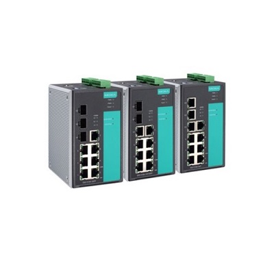 MOXA Interruptor Ethernet Industrial EDS-510A-3GT-T nível IP30