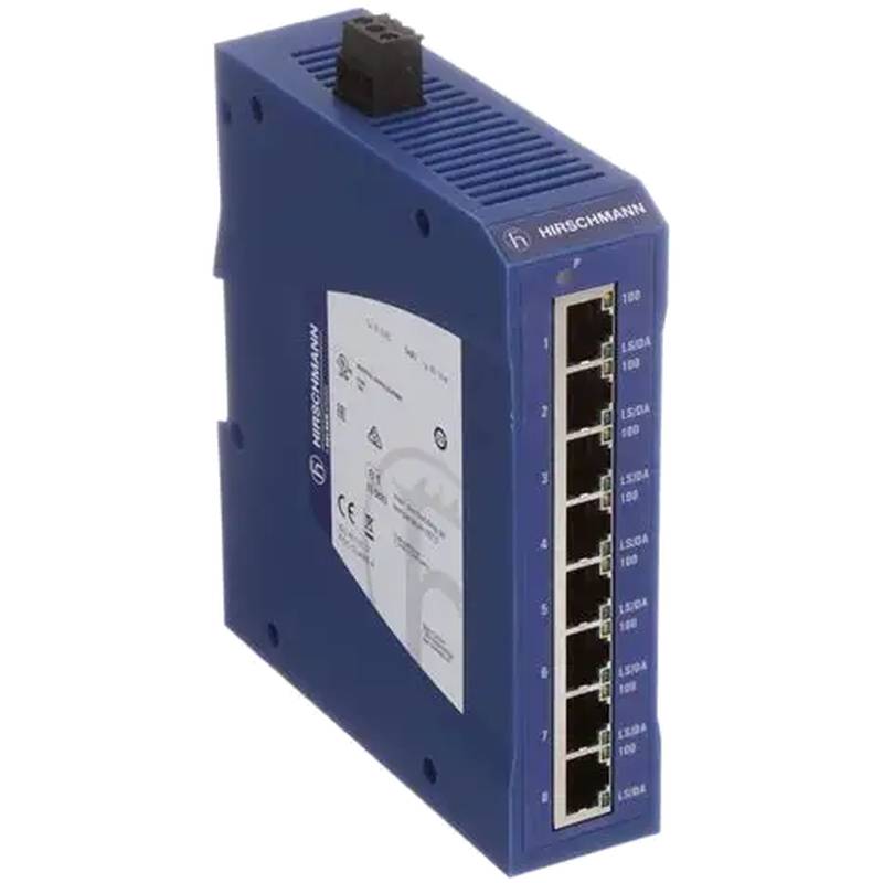 Hirschmann SPIDER II 8TX Industrial 8-Port Ethernet DIN Rail Switch