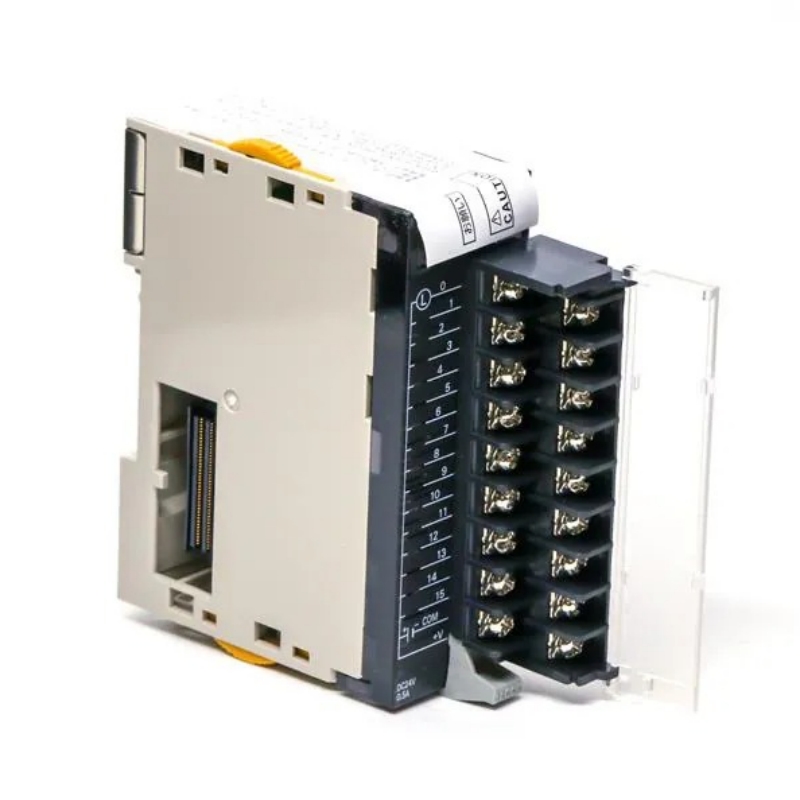 Omron CJ1W-OD211 Módulo de saída de transistor de 16 pontos DIN Rail 12-24V DC Sinking PLC Módulo de saída