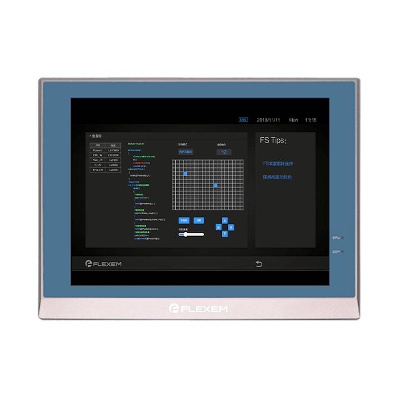 Monitor de Ecrã Tátil Robusto Flexem FE9150M para Automação Industrial HMI com Painel de Alto Contraste e Visualização Ampla